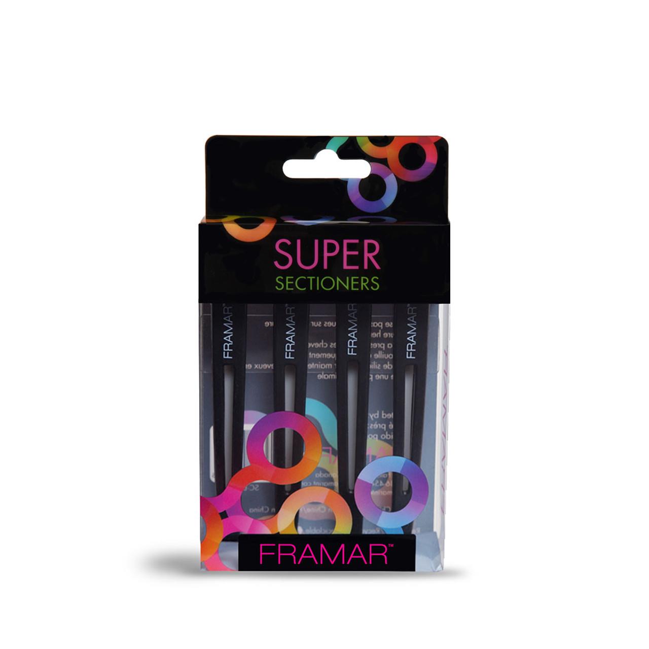 Framar Super Sectioner Black Clips (4pc)