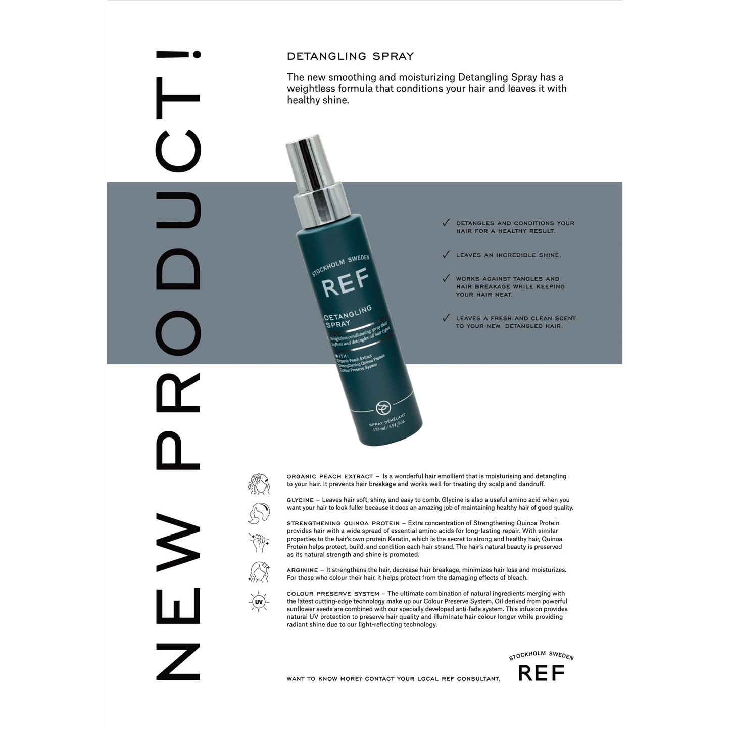 REF Stockholm Detangling Spray 175ml