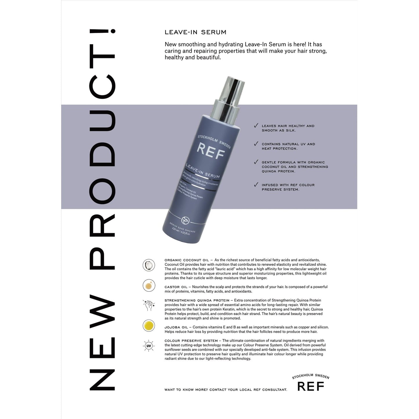 REF Stockholm Leave in Serum 125ml