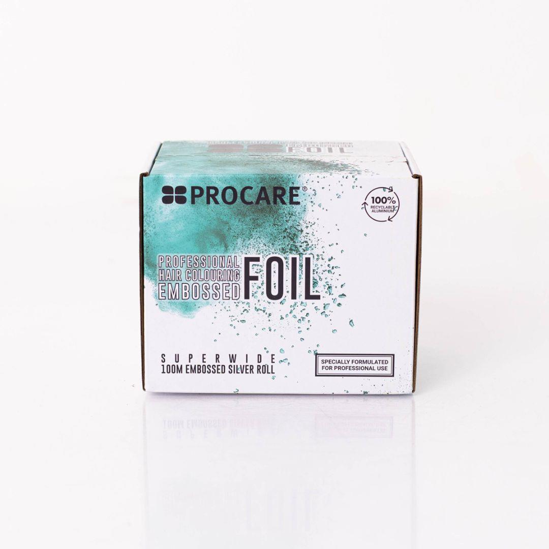 Procare Lite Superwide Embossed Silver Foil 127mm x 100m
