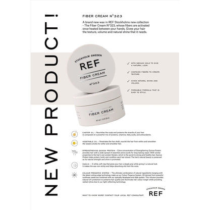 REF Stockholm Fiber Cream No.323 85ml
