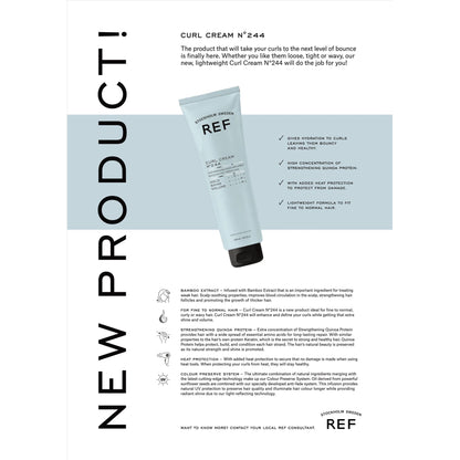 REF Stockholm Curl Cream  No.244 150ml