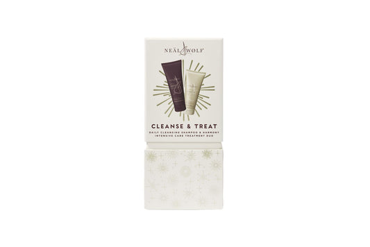 Neal & Wolf CLEANSE & TREAT Collection Daily Shampoo & Harmony Treatment Gift Set