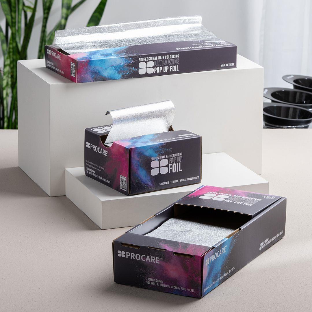 Procare Extra Long Embossed Pre Cut Sheets Silver 500 sheets