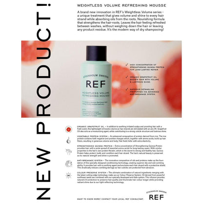 REF Stockholm Weightless Volume Refreshing Mousse 200ml