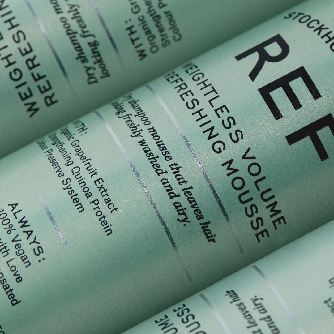 REF Stockholm Weightless Volume Refreshing Mousse 200ml